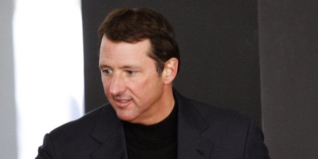 Kevin Trudeau walks through the Dirksen U.S. Courthouse in Chicago, February 11, 2010. In the decade since regulators first accused him of conning consumers into buying his weight-loss books, TV pitchman Trudeau has been ordered off the air, fined nearly $38 million and threatened several times with jail for contempt of court. (Jose M. Osorio/Chicago Tribune/MCT via Getty Images)