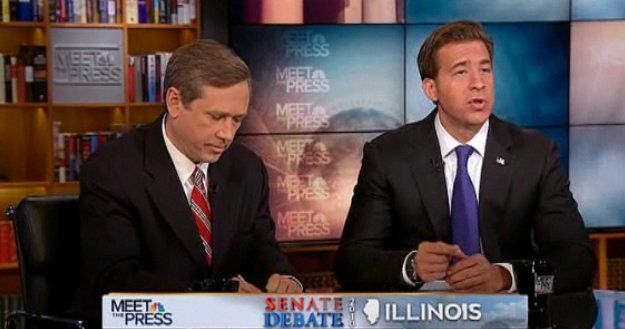 Alexi Giannoulias, Mark Kirk Debate On 'Meet The Press' | HuffPost Chicago