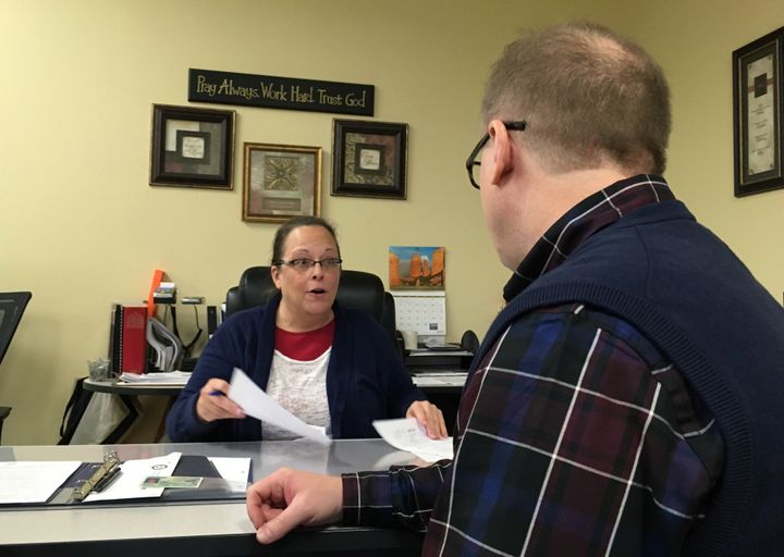 Kim Davis lost her re-election bid for Rowan County clerk in Kentucky on Tuesday to her Democratic challenger.
