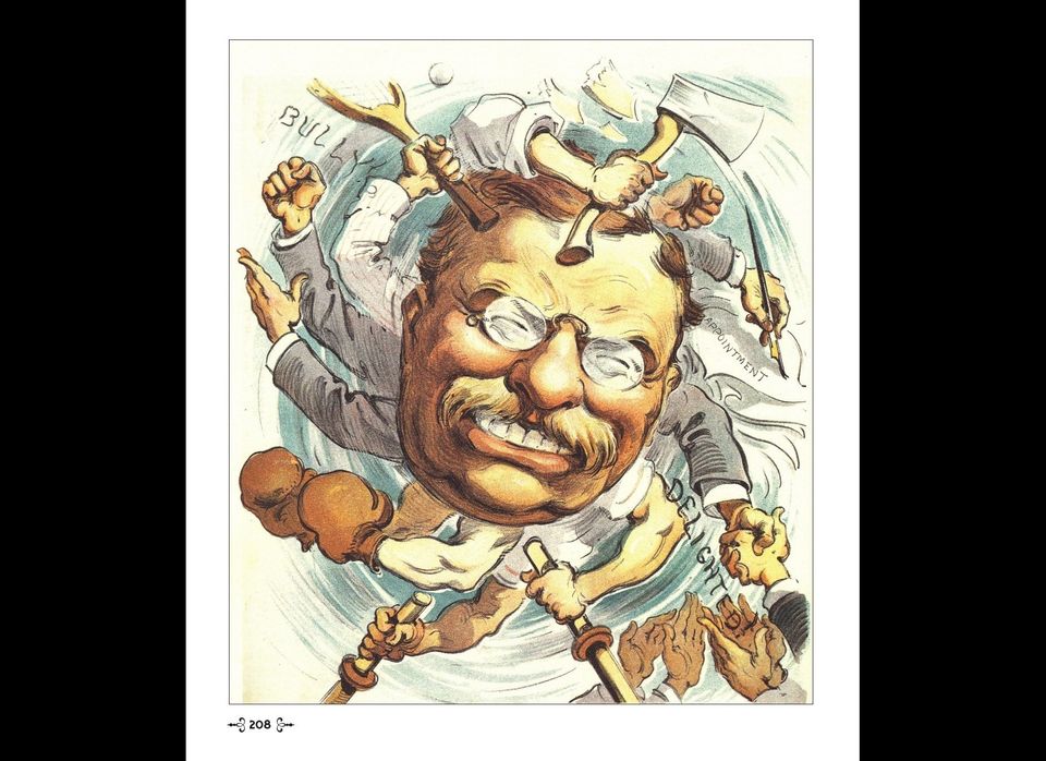Vintage cartoon from Bully!: The Life and Times of Theodore Roosevelt