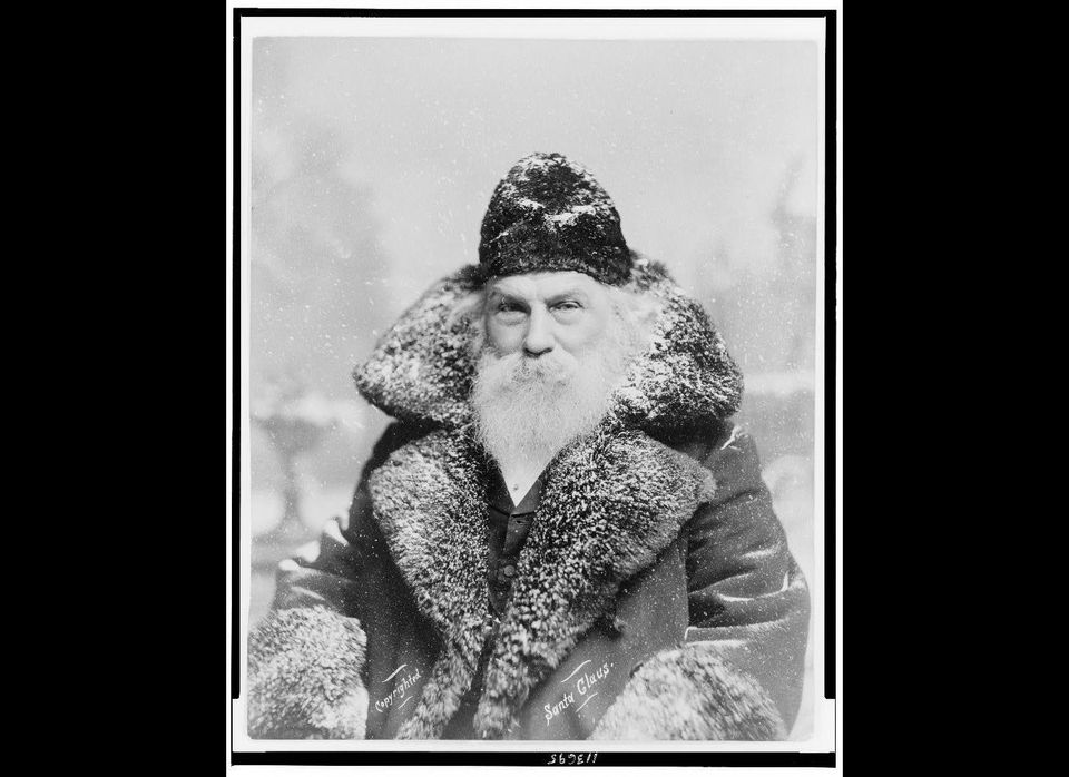 1895 of a man portraying Santa Claus