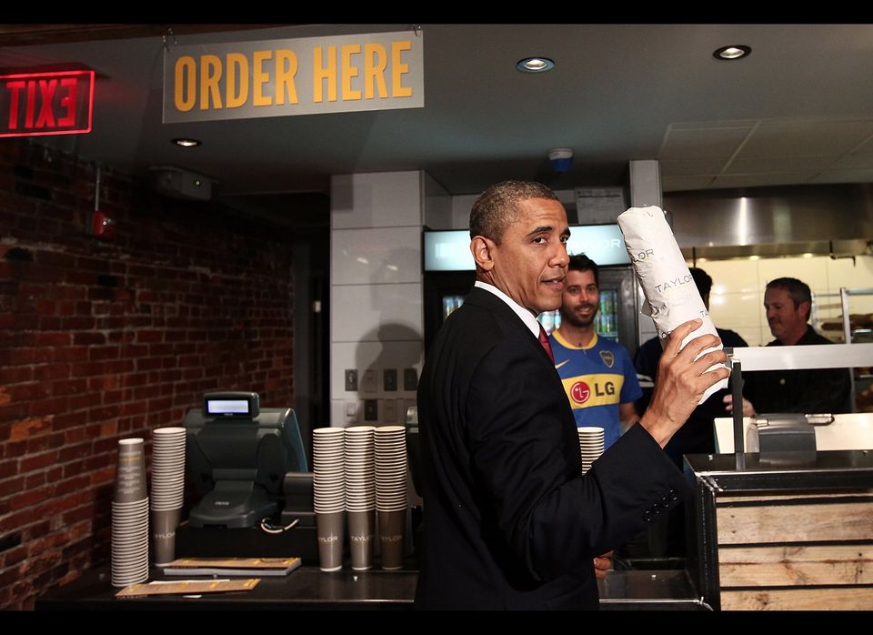 Obama At Taylor Gourmet
