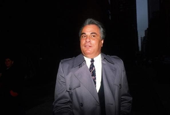 Then Gambino crime family boss John Gotti in New York City on Jan, 20, 1987.