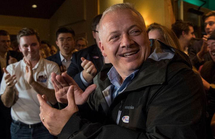 Republican Denver Riggleman defeated Democrat Leslie Cockburn for the U.S. House seat in Virginia’s 5th Congressional District.