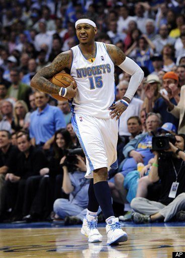Carmelo Anthony Leads Nuggets Over Nets - The New York Times