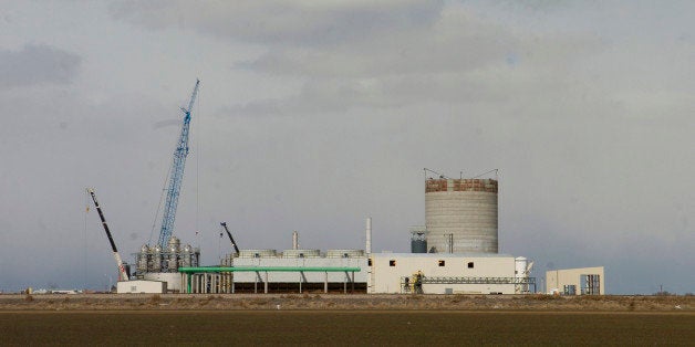 YUMA, COLORADO-FEB. 28, 2007-Yuma County in Eastern Colorado will be affected by renewable energy projects -- ethanol plants, wind farm and biodiesel refineries.The Yuma Ethanol LLC plant is bieng built east of Yuma. (LYN ALWEIS/THE DENVER POST) (Photo By Lyn Alweis/The Denver Post via Getty Images)