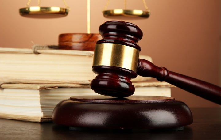 golden scales of justice gavel ...
