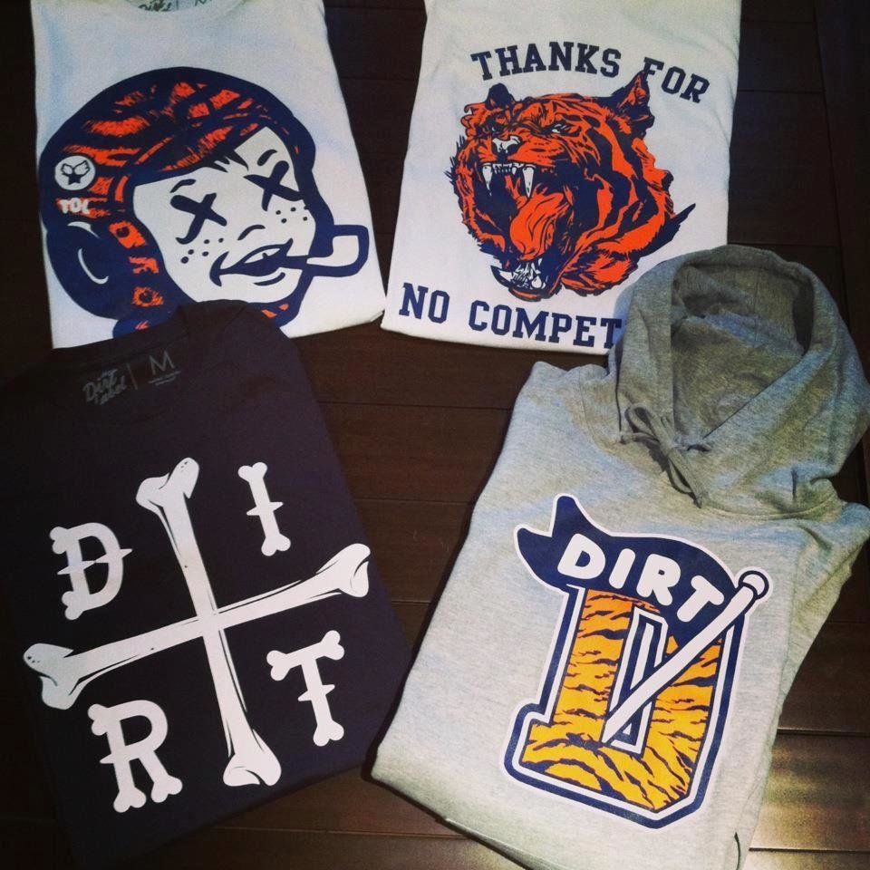 The Dirt Label's Tigers Apparel