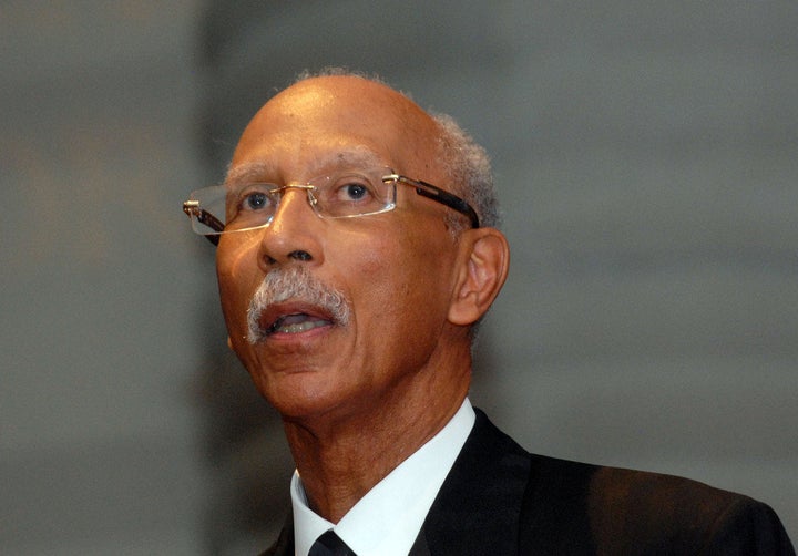 DETROIT, MI - MAY 17: Detroit Mayor Dave Bing attends the 2012 Ford Freedom Awards at the Charles H. Wright Museum of African American History on May 17, 2012 in Detroit, Michigan. (Photo by Paul Warner/Getty Images)