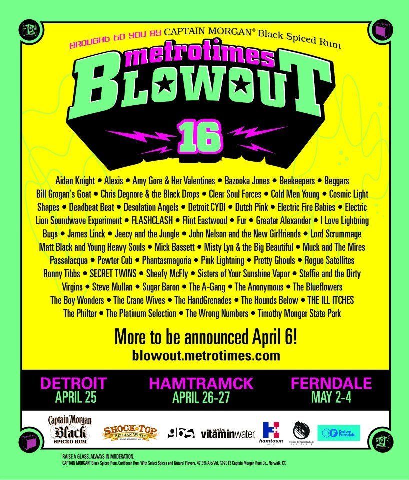 Blowout Acts List One