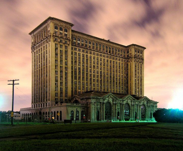 Michigan Central Station awaits another suburban tourist to haunt. It is Detroit's most famous ruin, with the train station last open in 1988. Designed by the same architects as New York's Grand Central Station
