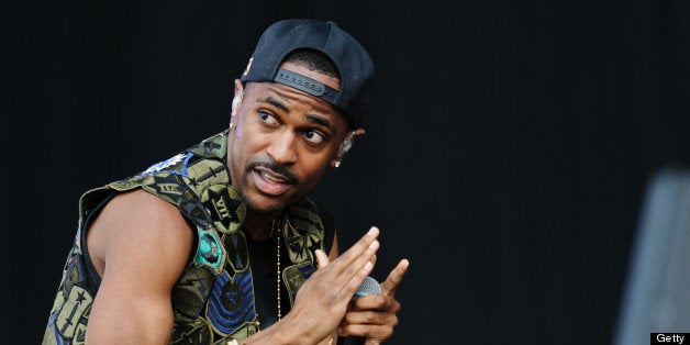 LONDON, UNITED KINGDOM - JULY 14: Big Sean attends/performs on day 3 of the Yahoo! Wireless Festival at Queen Elizabeth Olympic Park on July 14, 2013 in London, England. (Photo by Joseph Okpako/Getty Images)