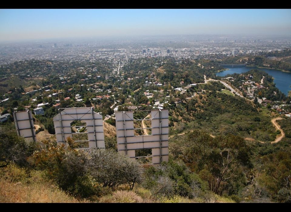 The Hollywood Sign via Brush Canyon Trail