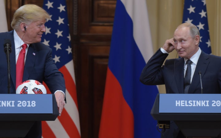 Trump and Putin met in Helsinki in July of this year.