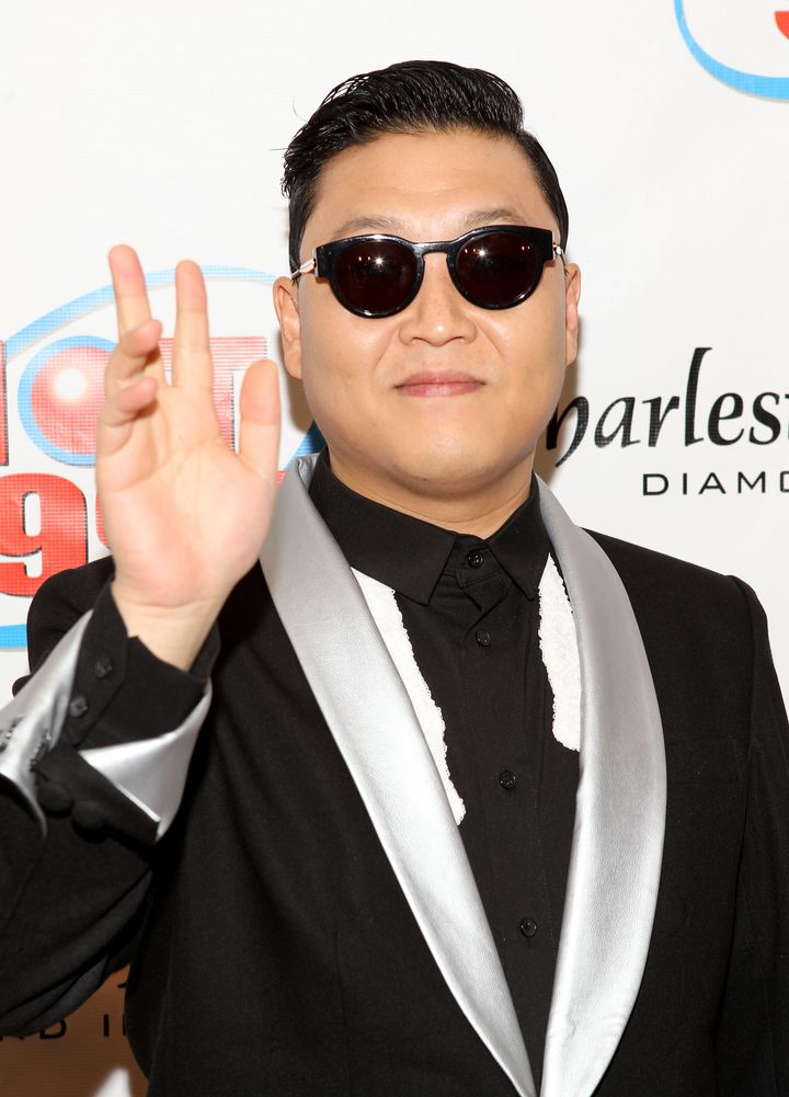WASHINGTON, DC - DECEMBER 11: Singer PSY attends Hot 99.5's Jingle Ball 2012, presented by Charleston Alexander Diamond Importers, at The Patriot Center on December 11, 2012 in Washington, D.C. (Photo by Paul Morigi/Getty Images for Jingle Ball 2012)