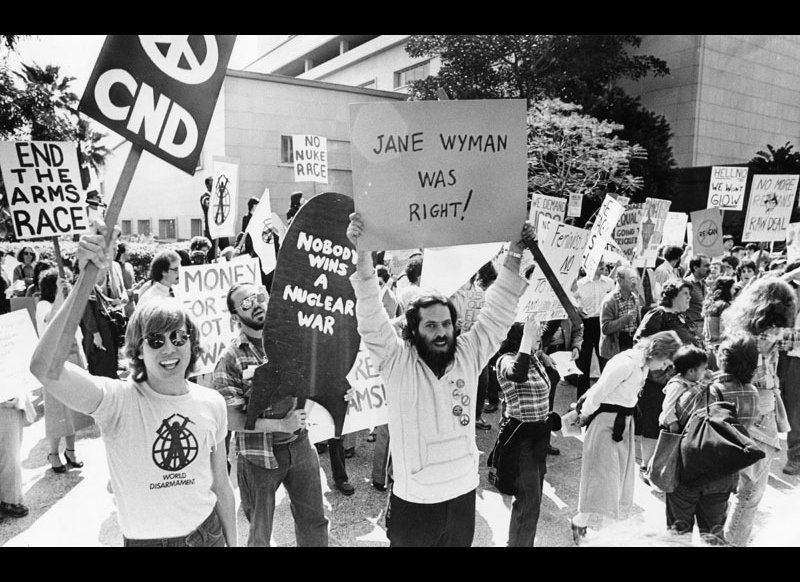 Anti-war (and Reagan) Rally 