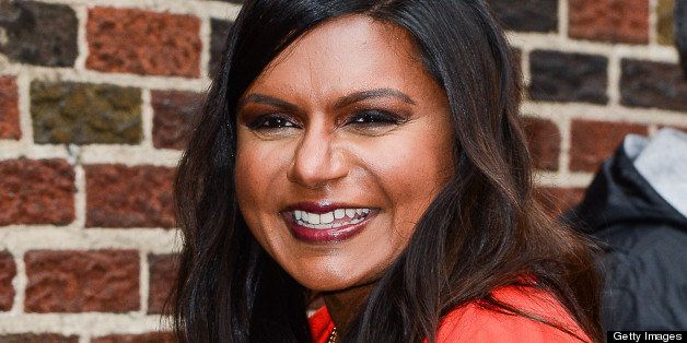 NEW YORK, NY - APRIL 29: Actress Mindy Kaling enters the 'Late Show With David Letterman' taping at the Ed Sullivan Theater on April 29, 2013 in New York City. (Photo by Ray Tamarra/FilmMagic)