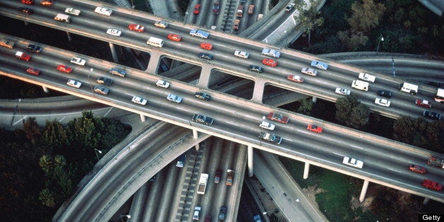 L.A. Freeway Fun Map - CityThink - Los Angeles Magazine | HuffPost Los ...