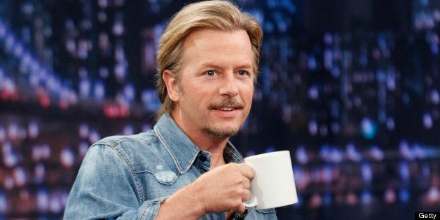 LATE NIGHT WITH JIMMY FALLON -- Episode 860 -- Pictured: Actor/comedian David Spade on July 9, 2013 -- (Photo by: Lloyd Bishop/NBC/NBCU Photo Bank via Getty Images)