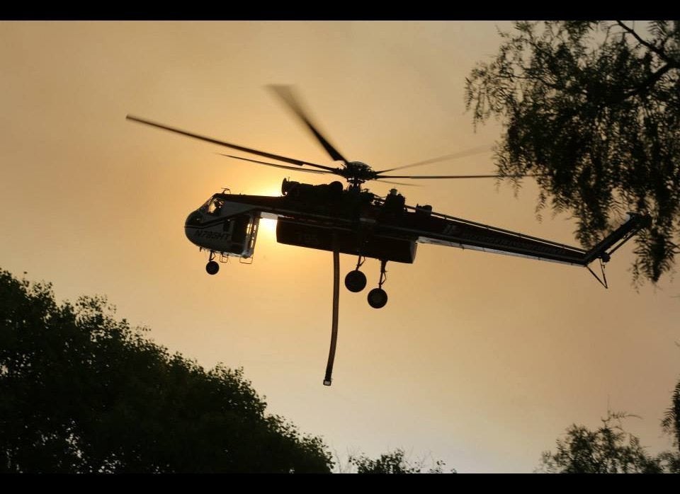 Marines respond to southern California wildfires