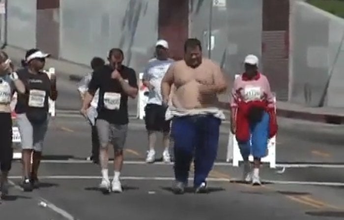 From Sumo Wrestling to Running: 400-Pound Man Completes L.A. Marathon