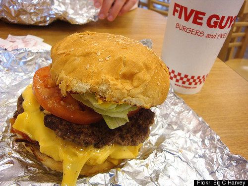 Five Guys Burger Vs In N Out Huffpost