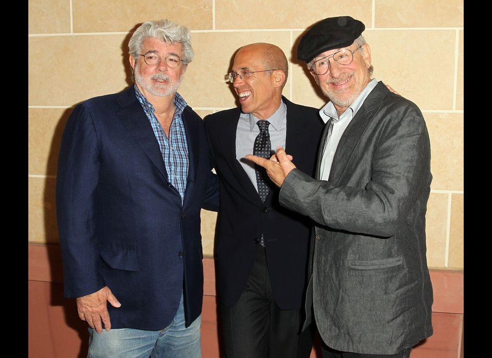 George Lucas, Jeffrey Katzenberg and Steven Spielberg