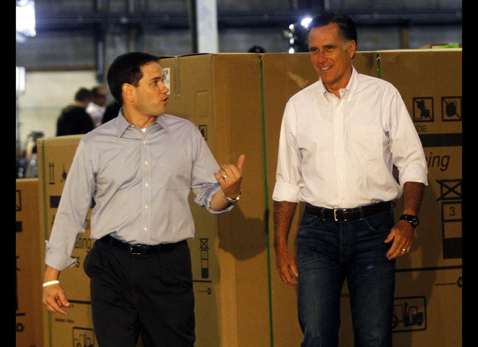 Marco Rubio Campaigns With Romney In Pennsylvania