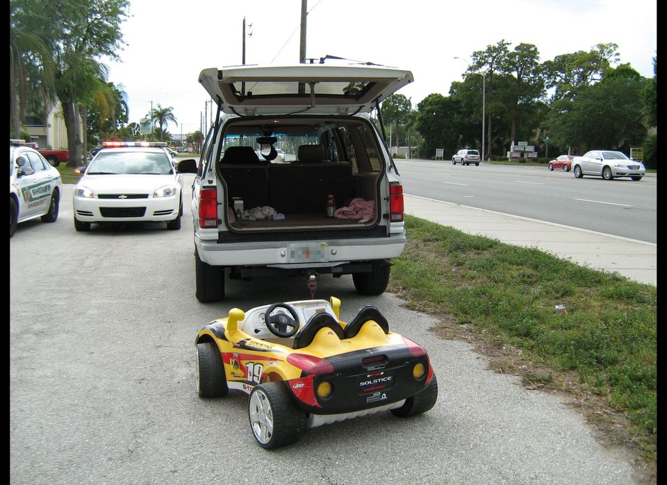 Toy Car Behind Vehicle