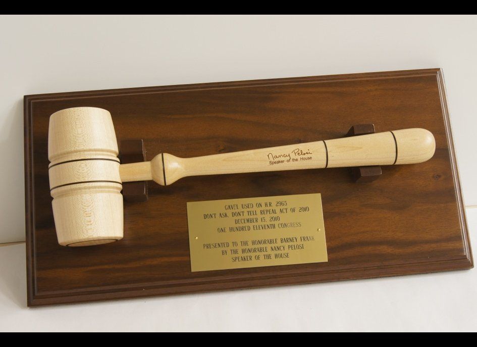'Don't Ask, Don't Tell' Gavel