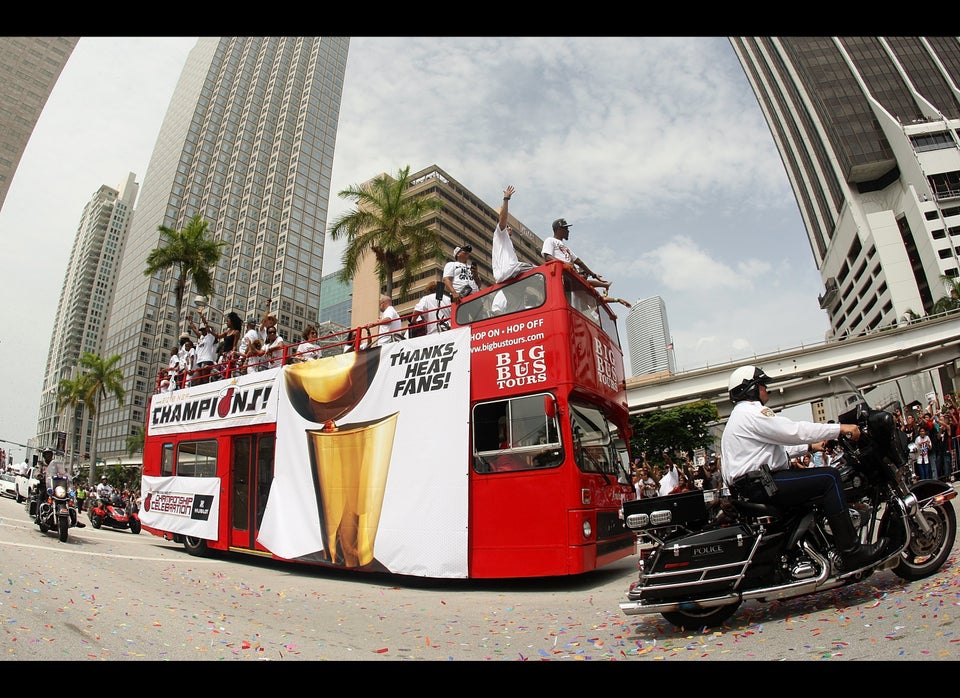 Miami Heat Victory Parade And Rally