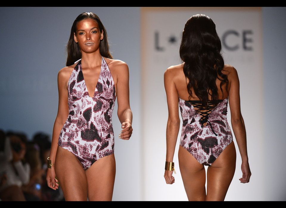 Models walk the runway at L'Space by Mon