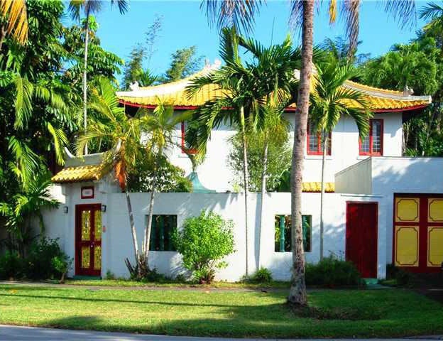 Walled Chinese Village House On The Market In Coral Gables Photos