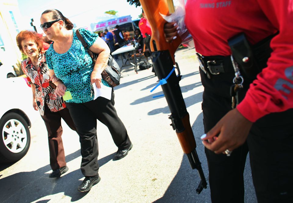 Miami Holds Gun Buy Back Program In Effort To Get Firearms Off The Street