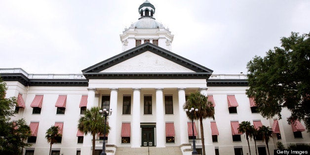 Florida state capitol building in Tallahassee in spring - (state capitol series)