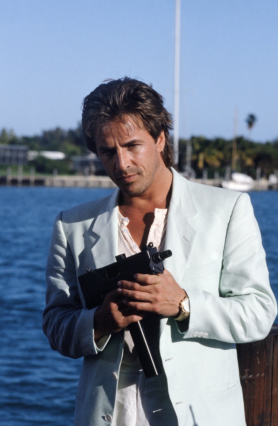 THEN: Don Johnson (Detective James "Sonny" Crockett)