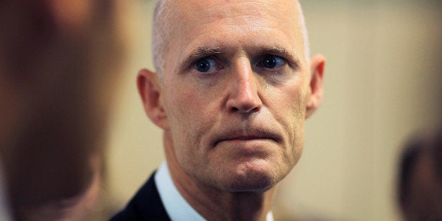 FORT LAUDERDALE, FL - MAY 18: Florida Governor Rick Scott speaks during the Governor's Hurricane Conference General Session at the Broward County Convention Center on May 18, 2011 in Fort Lauderdale, Florida.The conference was established to focus on the challenges caused by hurricanes and tropical events unique to Florida. Hurricane season in the Atlantic begins June 1st and ends November 30th (Photo by Joe Raedle/Getty Images)