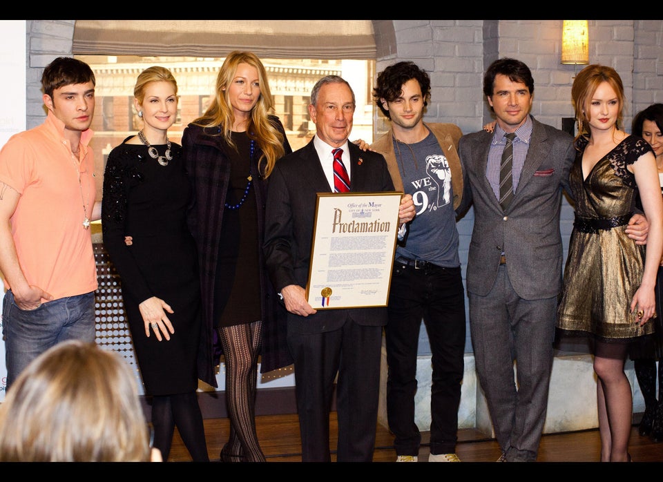 Bloomberg & Gossip Girl Cast