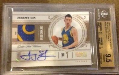 jeremy lin autograph