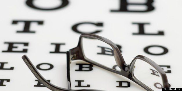 eyechart with spectacles