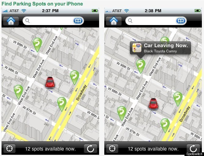 Spotswitch iPhone App Finds Parking Spots For New Yorkers | HuffPost