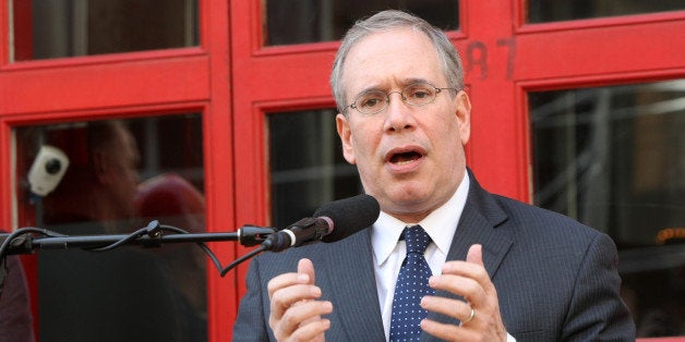 NEW YORK, NY - MAY 07: Manhattan Borough President Scott Stringer attends the DCTV Cinema Groundbreaking Ceremony at DCTV on May 7, 2013 in New York City. (Photo by Bennett Raglin/WireImage)