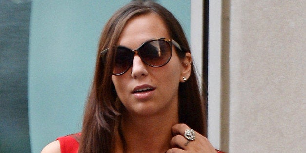 NEW YORK, NY - AUGUST 13: Sydney Leathers sighting on August 13, 2013 in New York City. (Photo by Josiah Kamau/BuzzFoto/FilmM