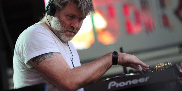 NEW YORK, NY - OCTOBER 12: DJ James Murphy performs during CBGB Music & Film Festival 2013 at Times Square on October 12, 2013 in New York City. (Photo by Bryan Bedder/Getty Images for CBGB)