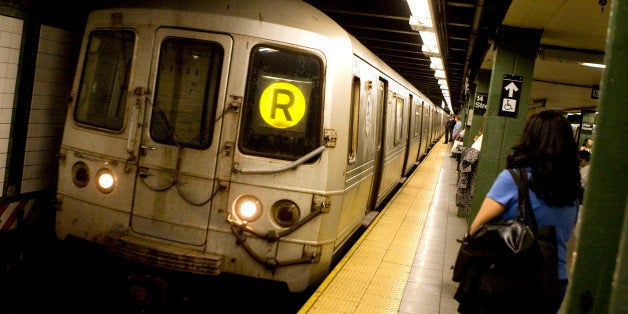 UNITED STATES - MAY 20: An 'R' line subway train arrives to the Union Square stop in New York, U.S., on Wednesday, May 20, 2009. Build America Bonds were meant to help local governments borrow at lower cost amid a global credit crunch. When the New York?s Metropolitan Transportation Authority (MTA) sold $750 million of the securities, it shared the savings with traders and investors. (Photo by Andrew Harrer/Bloomberg via Getty Images)