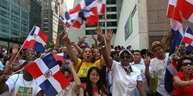 NBC NEWS -- 24th Annual New York Dominican Parade & Dominican Week -- Pictured: Spectators of the Dominican Day Parade and fiesta, attended by over 500,000 consumers and trade people, along Avenue of the Americas, New York, New York on August 12, 2007 -- Photo by: Curtis Means/NBC NewsWire