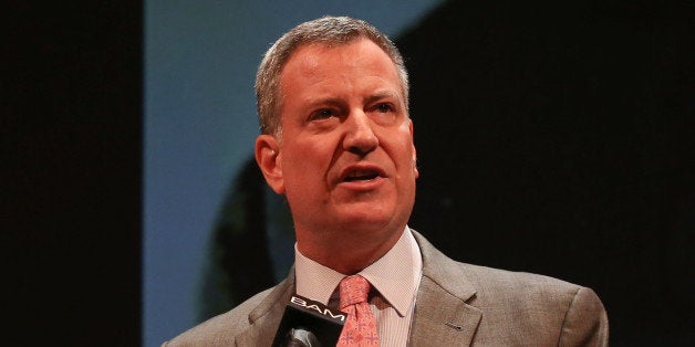 NEW YORK, NY - JANUARY 20: New York City Mayor Bill de Blasio attends the 28th Annual Brooklyn Tribute to Dr. Martin Luther King Jr. at BAM Howard Gilman Opera House on January 20, 2014 in New York City. (Photo by Charles Norfleet/Getty Images)