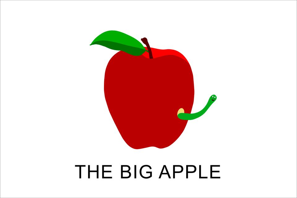 "The Big Apple" by John Baldessari