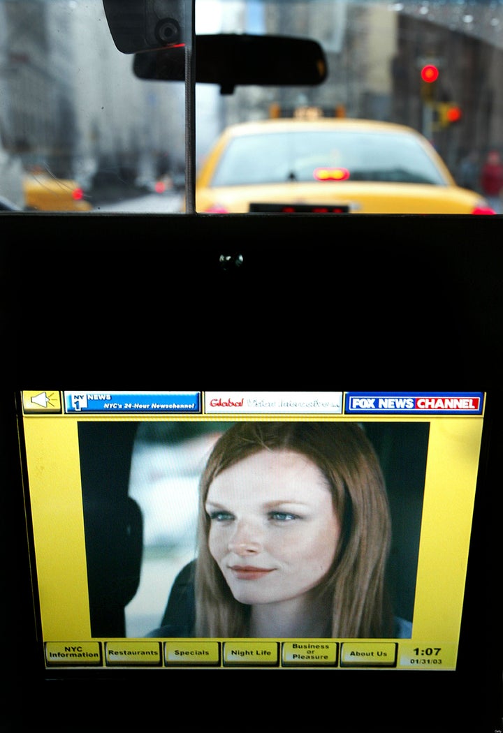 Taxi Tv Is Criticized By New Yorkers Taxi Commission Survey Huffpost New York