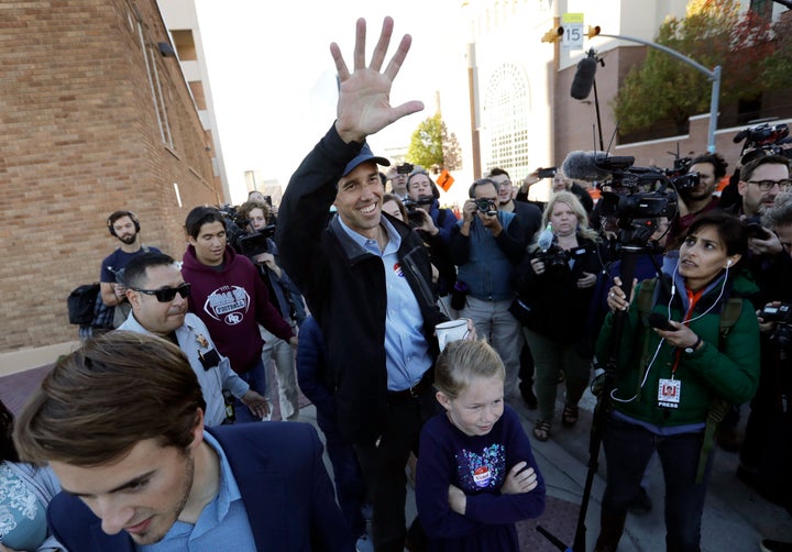 Democrat Beto O'Rourke lost his quixotic bid to unseat GOP Sen. Ted Cruz in Texas. But O'Rourke's run left his party in a far
